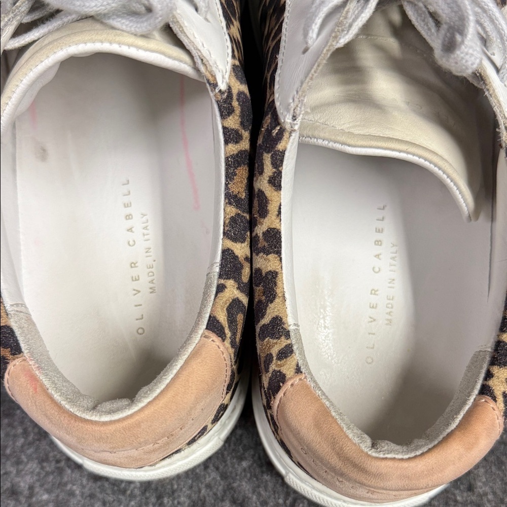Oliver Cabell Leopard Print Sneakers - Picture 8 of 10